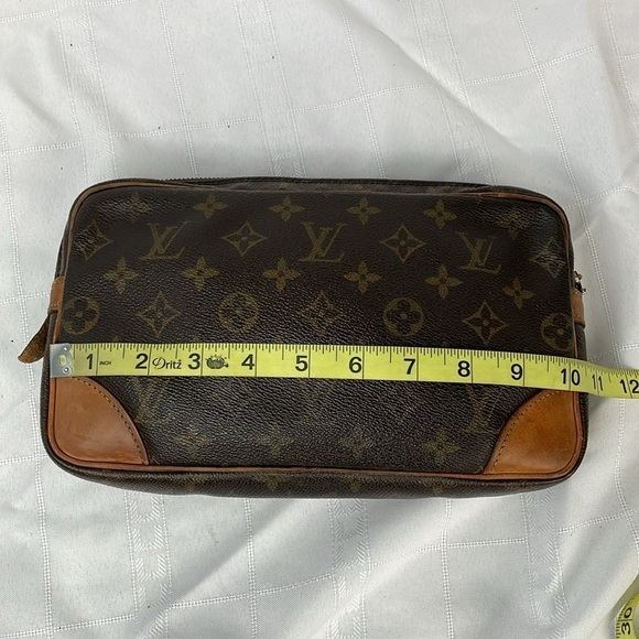 Louis Vuitton Monogram Pochette Pouch Clutch Toiletry Bag - Picture 9 of 17